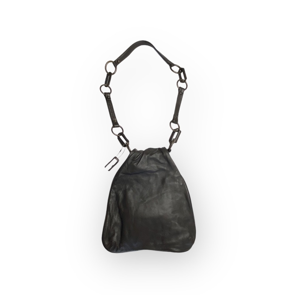 HTF: new Kale  Fashion Forward Diego Lambskin Messenger Bag  Chocolate Leather - Picture 14 of 16